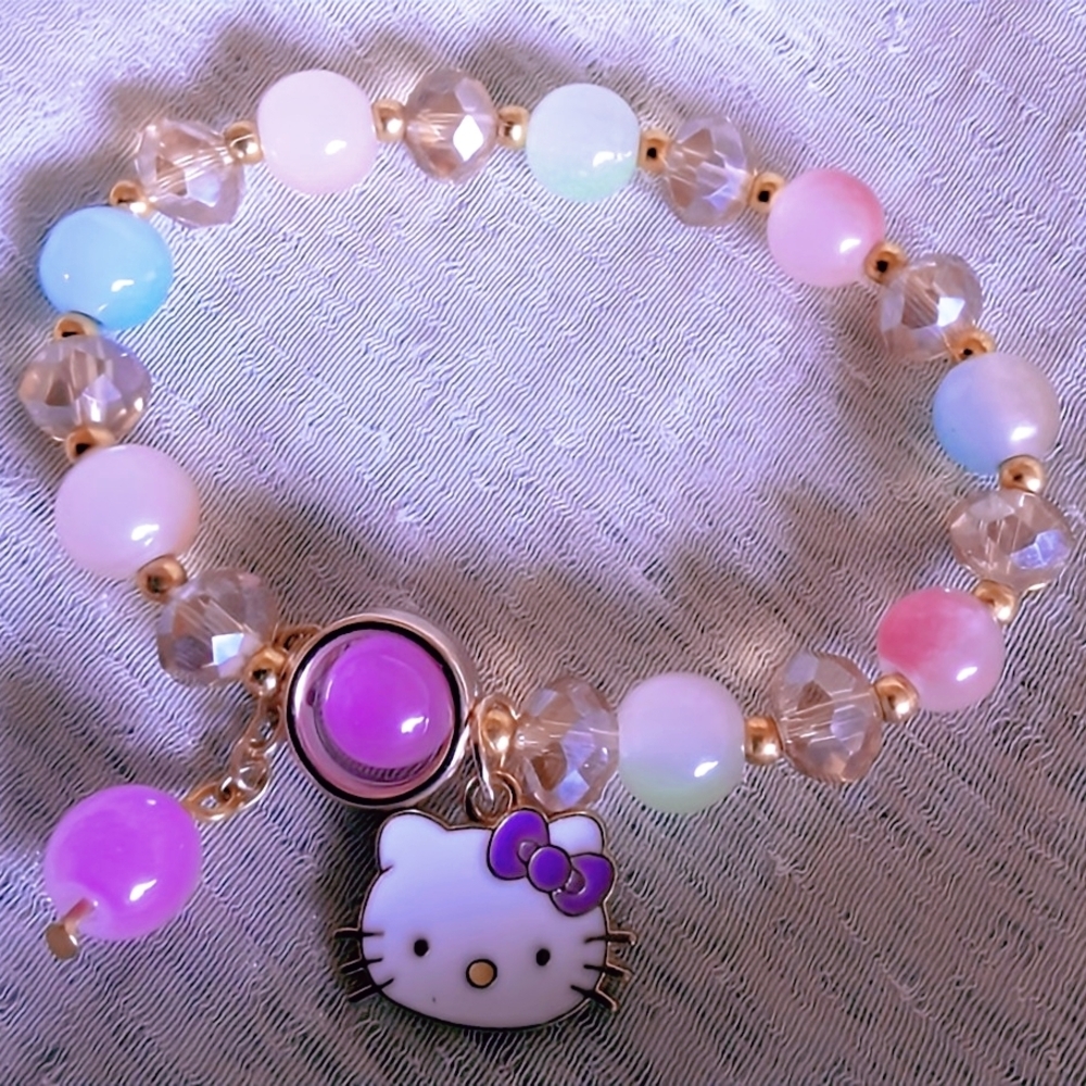 Hello kitty Pastel Bead Bracelet - Cute & Unique
